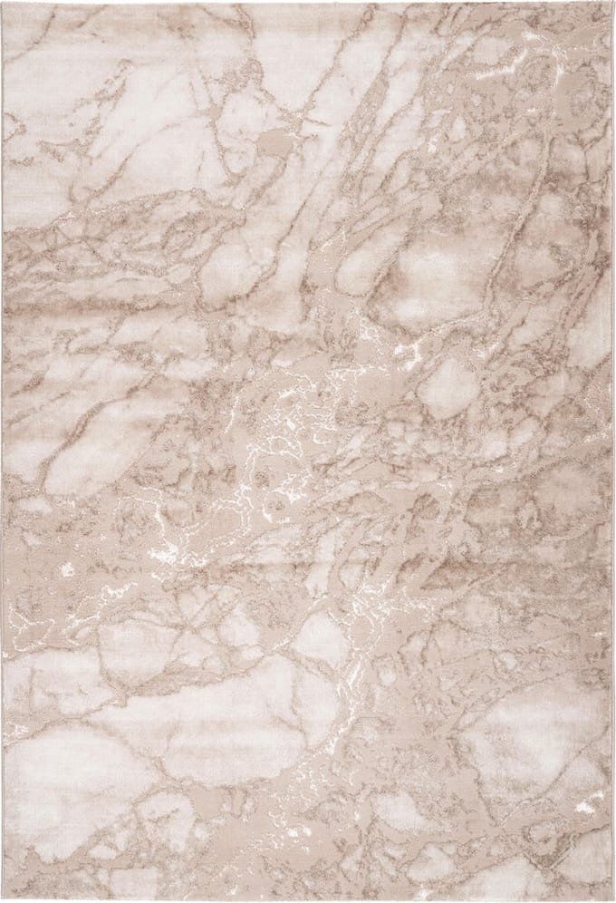 Marmaris Vloerkleed – Beige – Marmerlook Design – Modern & Laagpolig – 240x330 cm