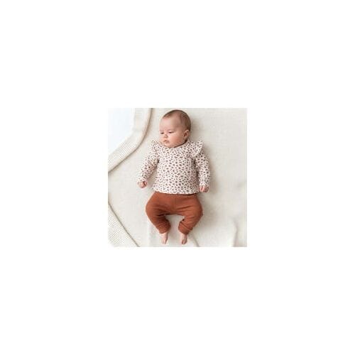 Prénatal newborn kledingset animal print Light Orange Brown 68 unisex