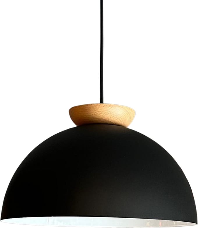 Bamyum Hanglamp Industrieel Metaal Zwart, Hanglamp