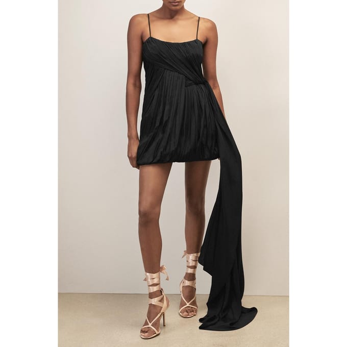 Reiss Ruched Drape Structured Mini Dress Black Taglia: 10 | Abiti Mini Outlet | Donna | Nero