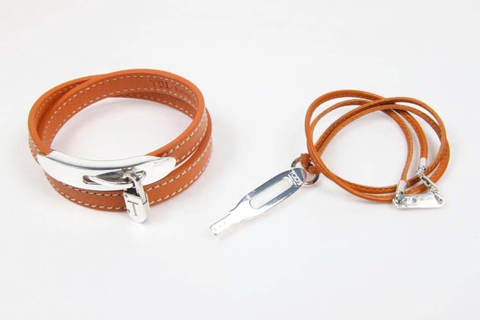Leren Armband Zilveren Slot