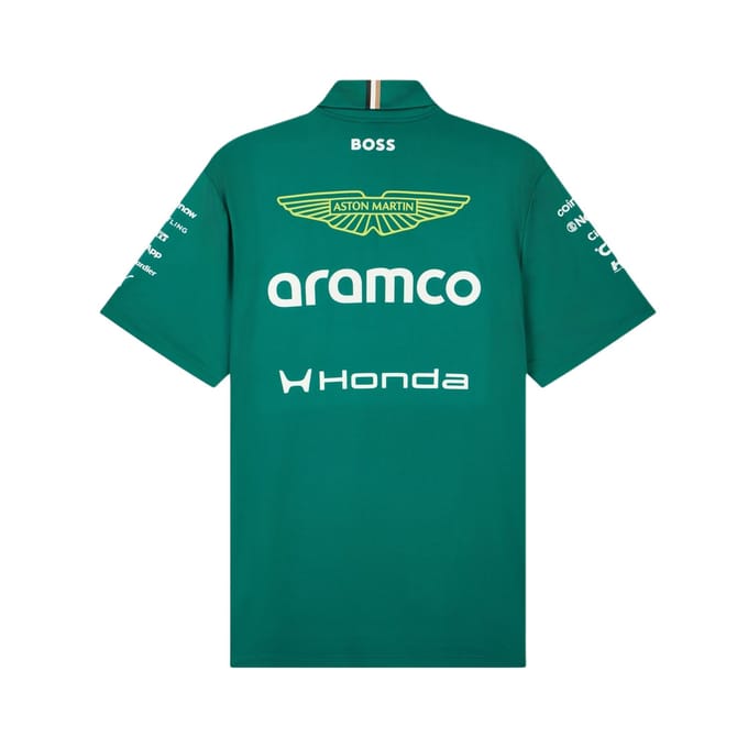 Puma X Aston Martin F1 Replica Poloshirt Groen L Man