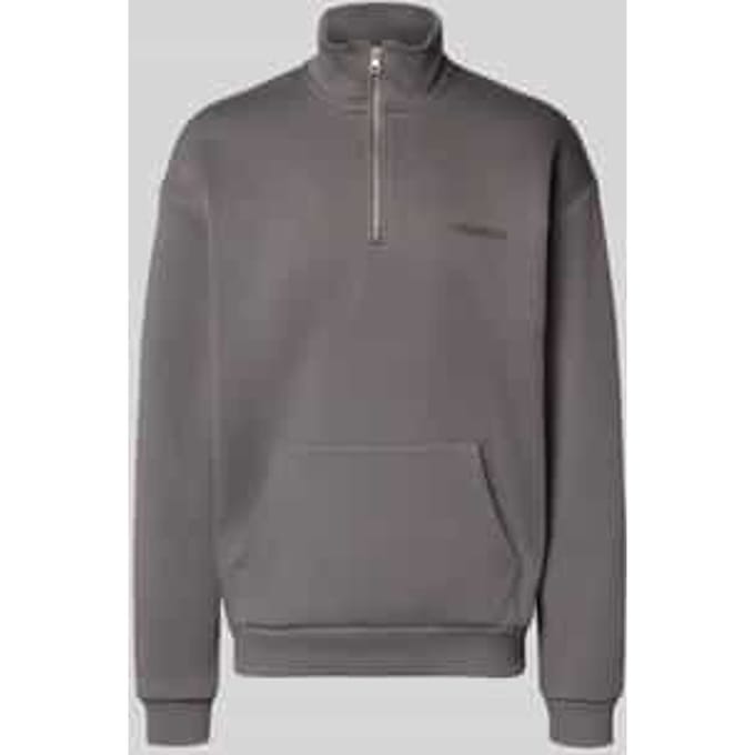Sweatshirt met labelprint