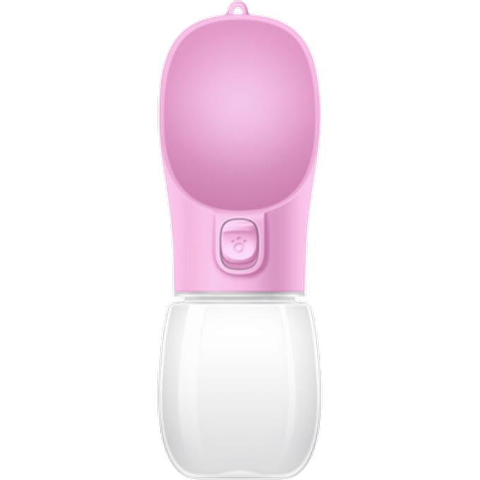 Pet Care Cup draagbare waterfles voor honden Roze