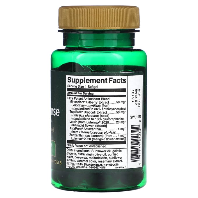 Vision Defense, 60 Softgels