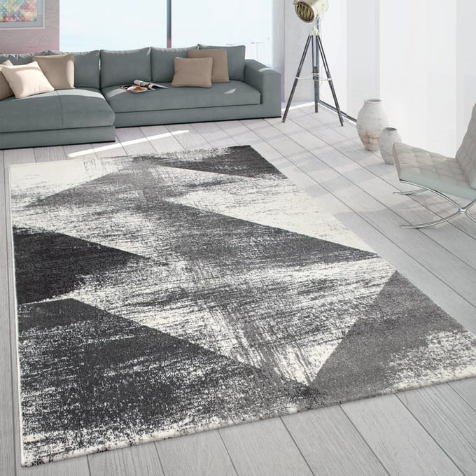 Flycarpets Laagpolig Meriza Vloerkleed - Antraciet