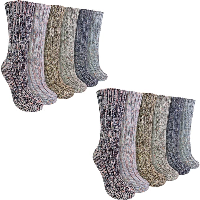 Dames 12-Pack Alpaca Boot Sokken