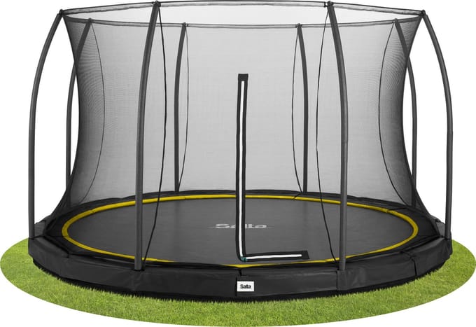 Salta Comfort Edition Ground - inground trampoline met veiligheidsnet - ø 366 cm - Zwart