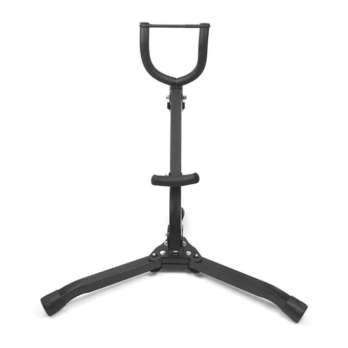 Altsaxofoon Standaard Display Instrument Accessoires Metaalmateriaal Driehoekige Basis Ontwerp zwart