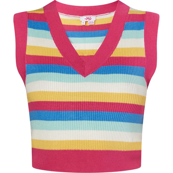 Mymo gebreide trui Dames Roze Veelkleurig