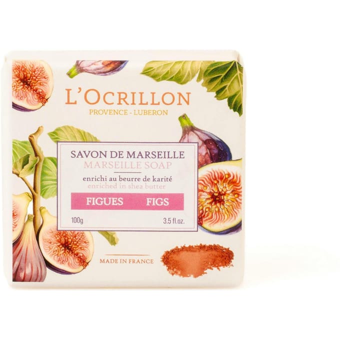 L'Ocrillon Solid Marseille Soap Figs 100 g