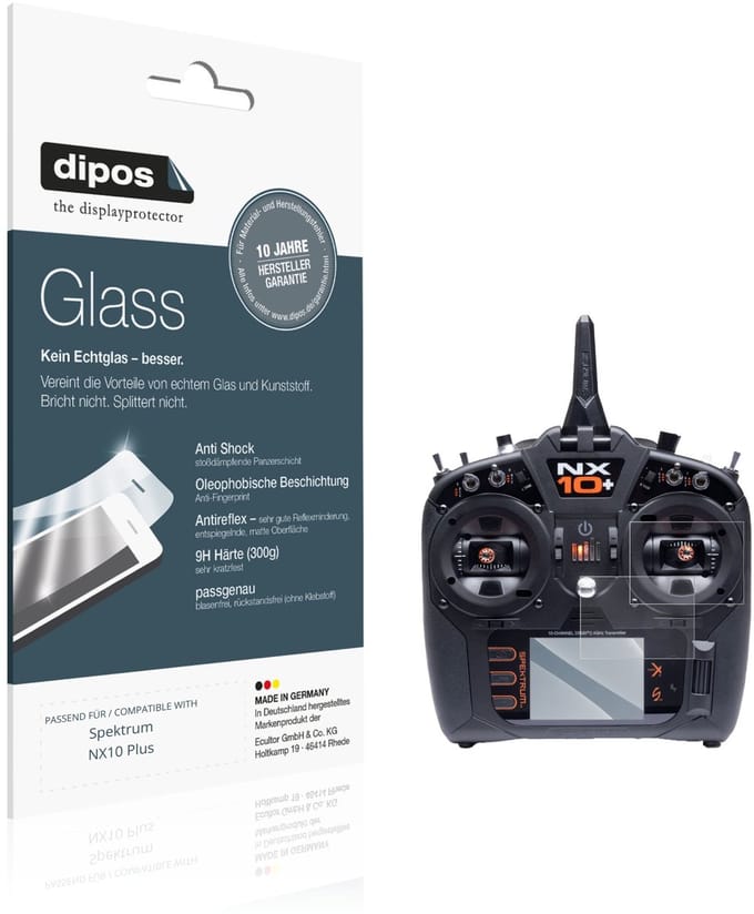 dipos – 2x Matte Pantserfolie geschikt voor Spektrum NX10 Plus | 9H Screenprotector