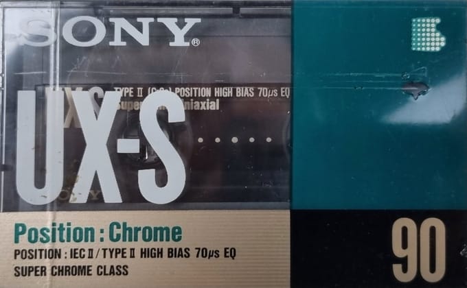 Sony UX-S 90 Type II Chrome Position Cassettebandje