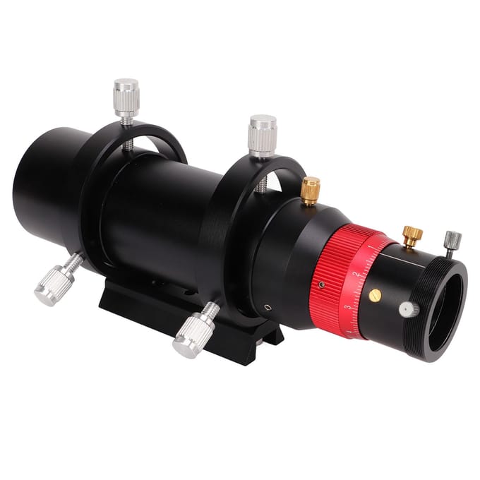 Zoeker 1,25 inch Dubbele Snelheid Focussen 50 mm Gidskijker voor Astronomische Telescoop black