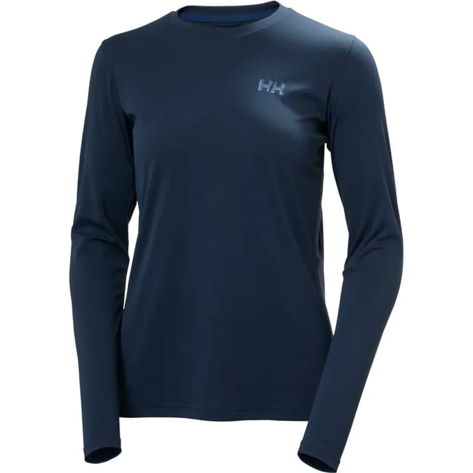 Helly Hansen Lifa Active Solen Uv-werende Langarm T-shirt Blauw S Vrouw