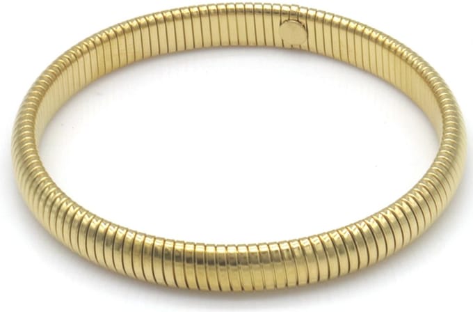Armband - RVS - 8 mm - dames - tijdloos design