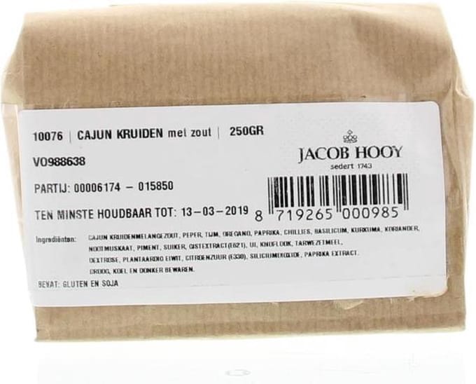 Jacob Hooy Cajun kruiden 250 Gram