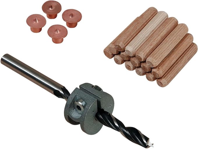 wolfcraft - Deuvelset 28 delig - 8mm Deuvel - 2917000