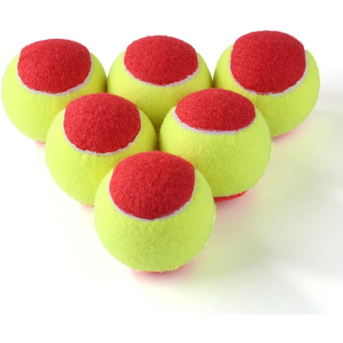 1/6 Stuks Oefen Tennisbal Strandtennis Paddlebal Squishy Oefen Baseballs