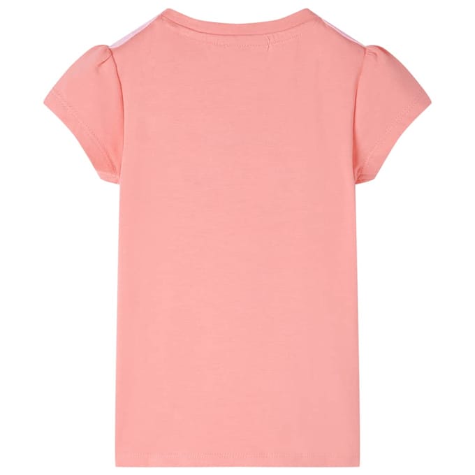 vidaXL Kindershirt 116 lichtkoraalkleurig