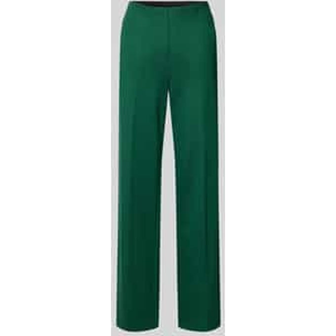 Straight leg pantalon met persplooien