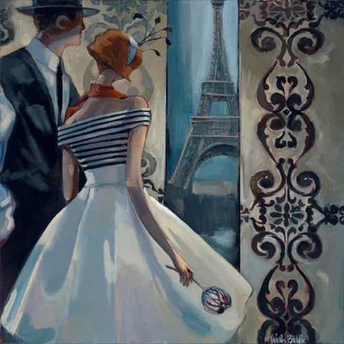 Spring in Paris D'art Diamond Painting