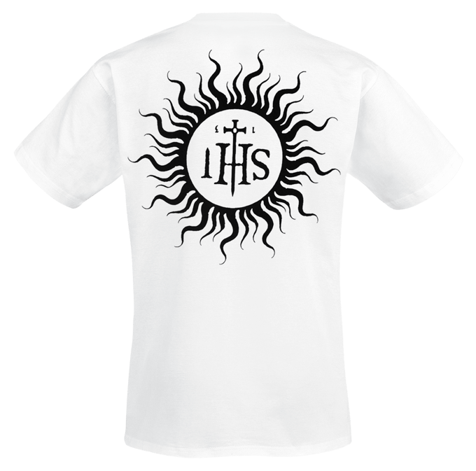 Behemoth T-shirt - The Shit ov God - Sepia Parchment V2 - S tot M - voor Mannen - wit