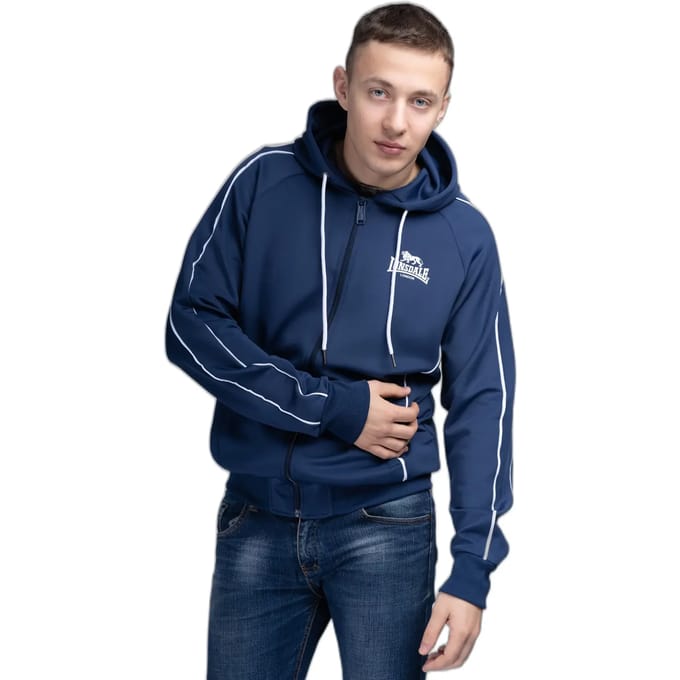 Lonsdale trainingsjack Achavanich trainingsjack met capuchon, normale pasvorm