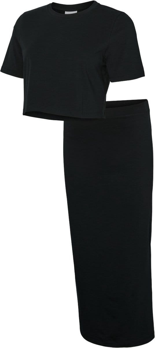 Mama Licious Blouse Cropped fit O-hals Top