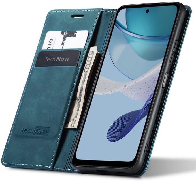 Hoesje geschikt voor Honor Magic 7 Pro - Book Case Leer Slimline Blauw