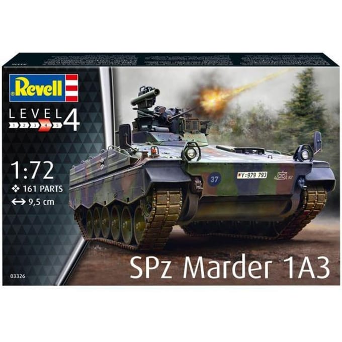 Revell Modelbouwpakket Militaire voertuigen - 03326 Spz Marder 1A3 Plastic - 1:72 - Modelbouw