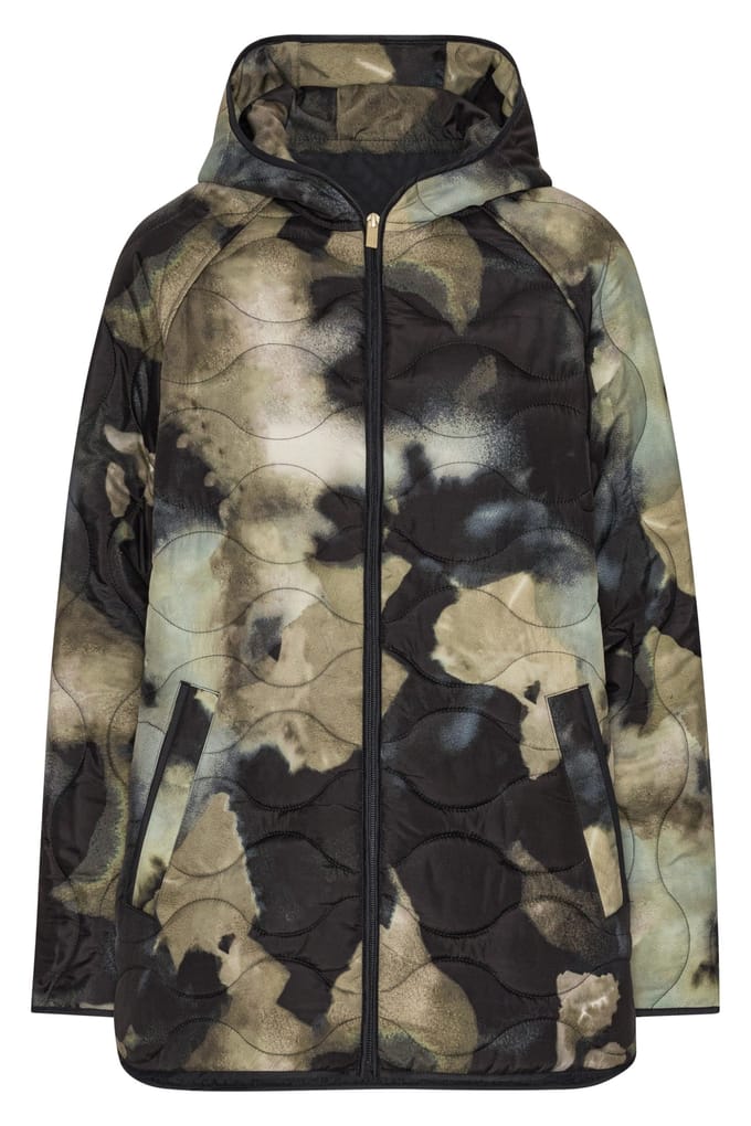 Ilse Jacobsen Quilted07p Quilt Jackets Moss Print Größe: 36 | Winterjacken Outlet | Damen
