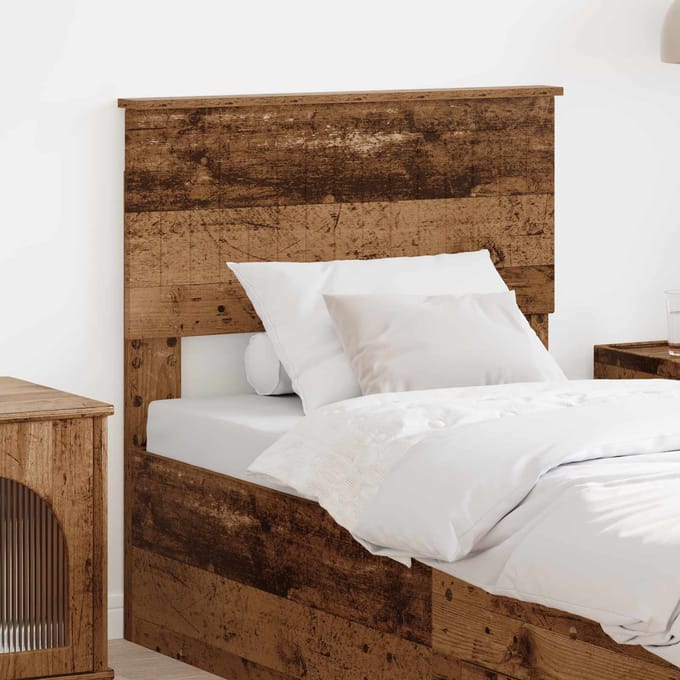 vidaXL Hoofdbord Oud Hout Bewerkt hout