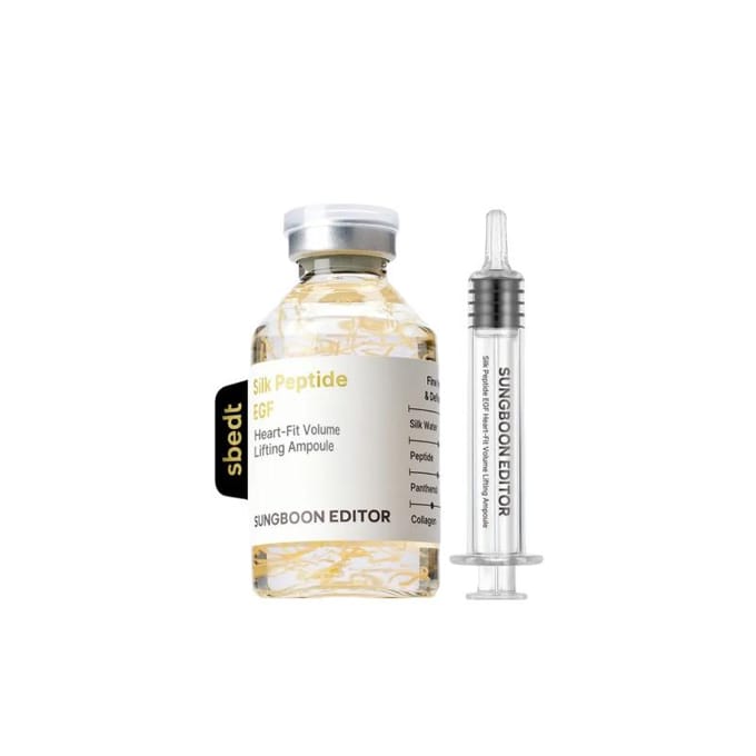 Sungboon Editor Silk Peptide EGF Heart-Fit Volume Lifting Ampul 40ml #40ml white