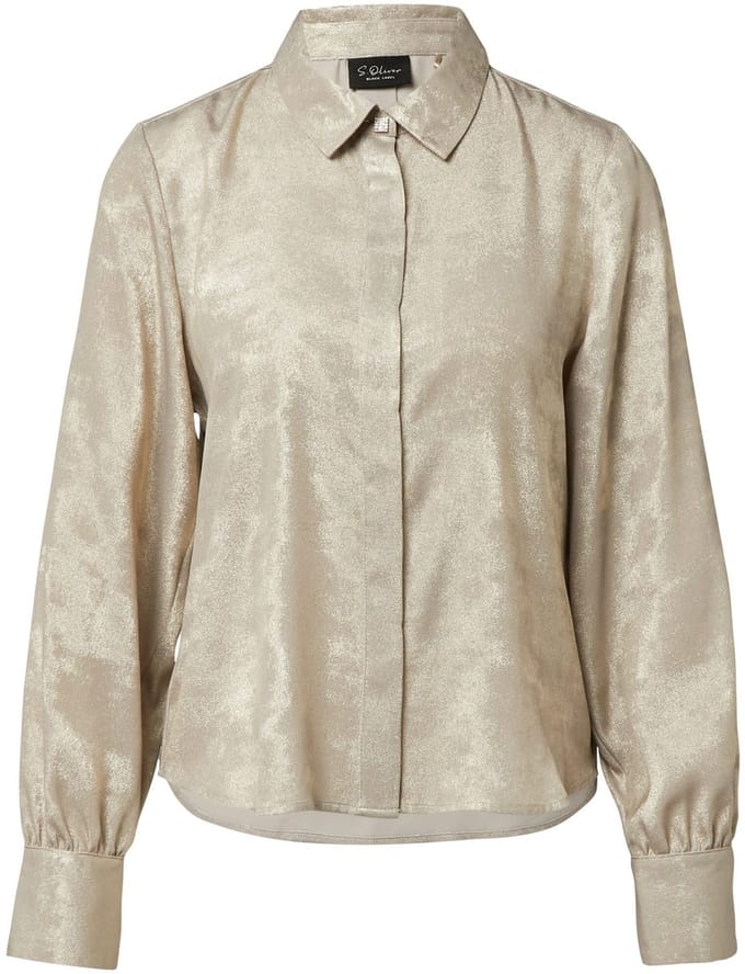 s.Oliver BLACK LABEL - Dames bloes - Maat 44 - Vrouwen - 07W1 WHITE - polyester