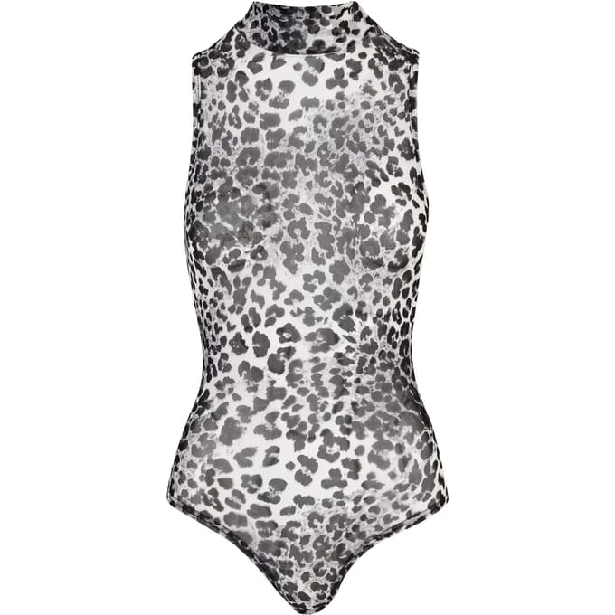 Urban Classics - Sleevless Mesh snowleo Bodysuit - XL - Multicolours