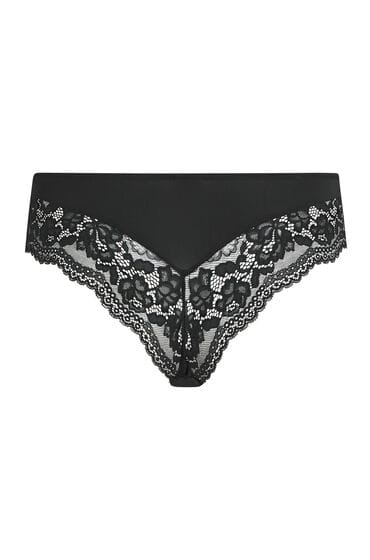 Hunkemöller Brazilian short Valencia Zwart