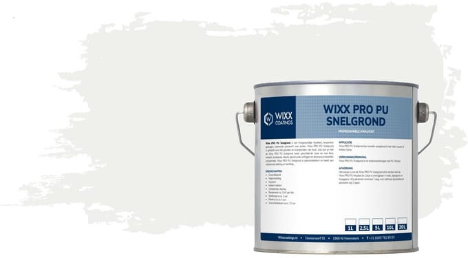 Wixx PRO PU Snelgrond - 20L - RAL 9016 | Verkeerswit