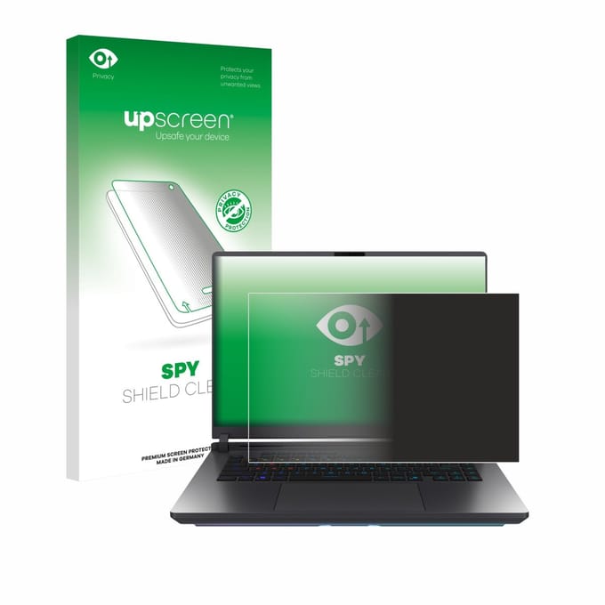 upscreen - privacy screenprotector voor ASUS ROG Strix G16 2025 - Folie Beschermfolie Blauwlichtfilter