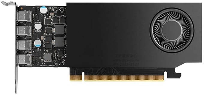 HP NVIDIA RTX A400 4 GB with Mini Bracket 4mDP Graphics