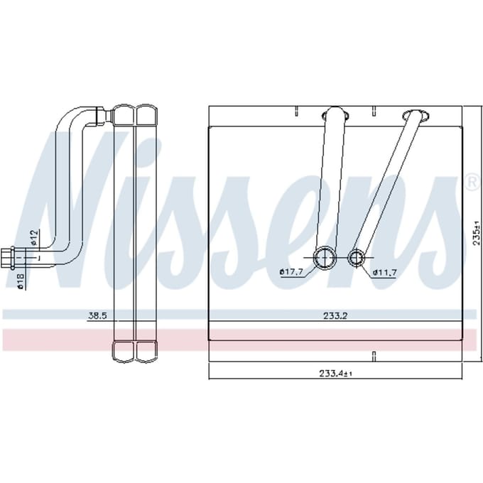 Verdamper, airconditioning NISSENS 92381