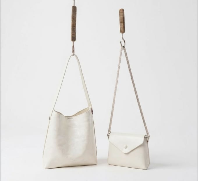 TK-S Set Schoudertas-Shopper + clutch-handtas met schouderriem, zwart