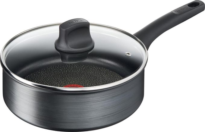 Tefal Titanium Fusion Hapjespan 24 cm + deksel - Inductie
