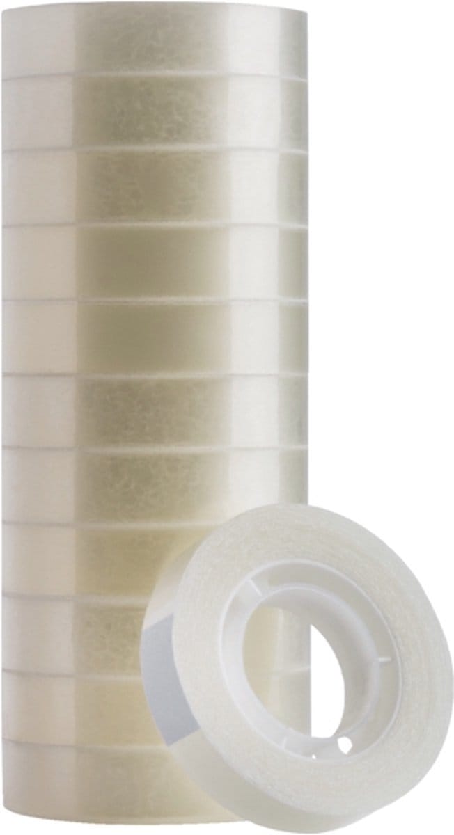 Plakband qua 12mmx33m kleine kern tr | 12 stuks