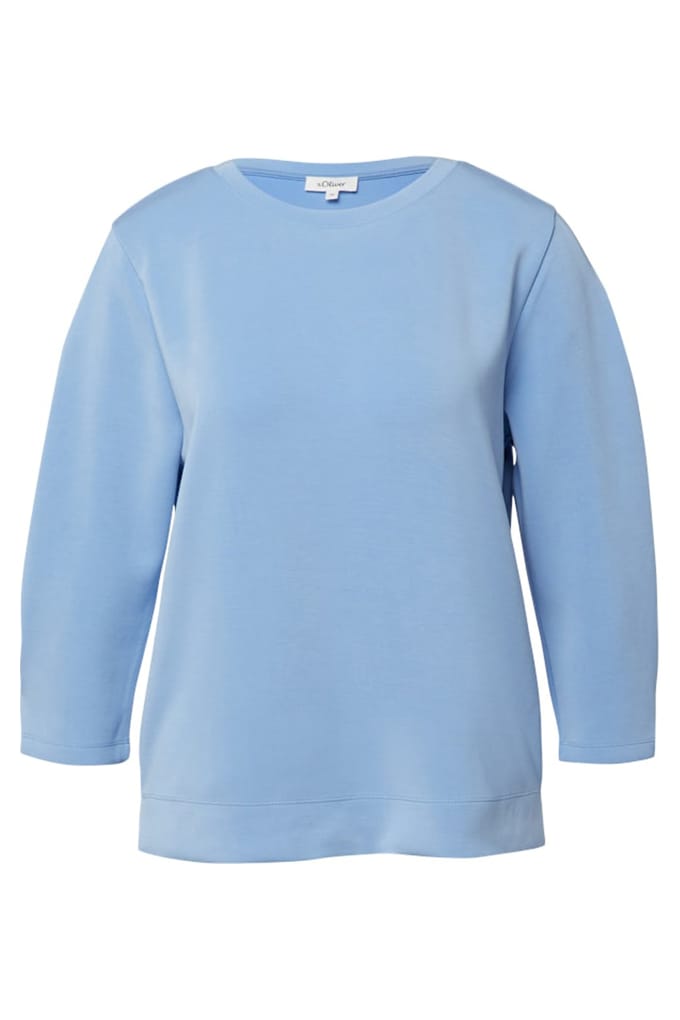 s.Oliver  Sweaters Light Blue Taglia: 42 | Maglie a manica lunga Outlet | Donna | Blu