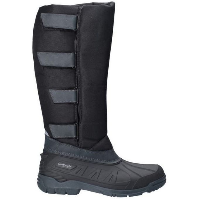 Cotswold Dames/dames Kemble Knee High Wellington Boots (Zwart)