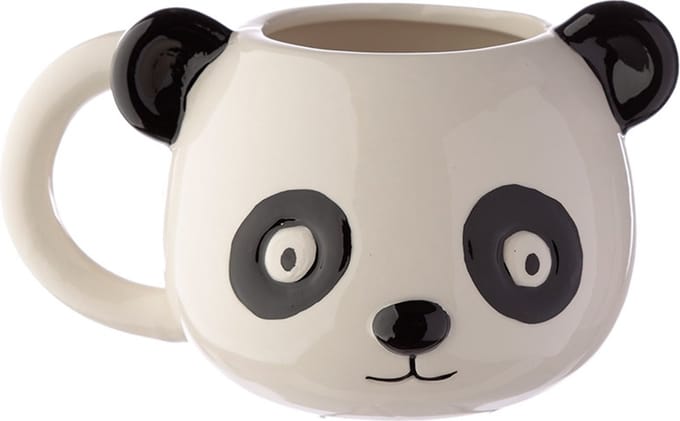 Beker panda hoofd