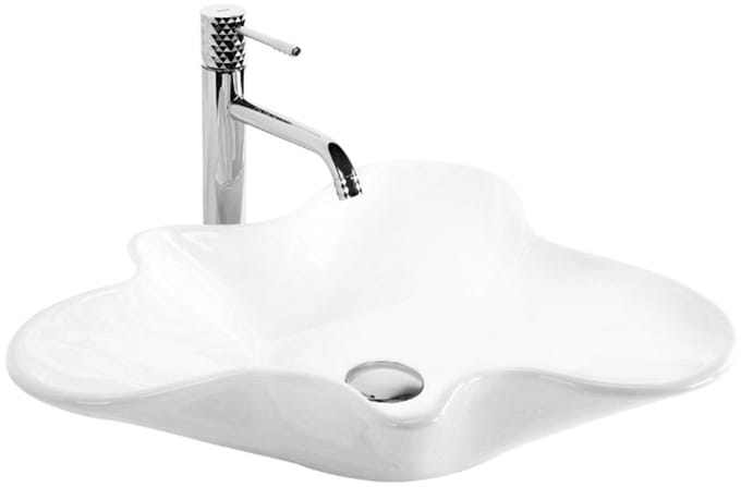 Rea Izolda - Opzetwastafel - Wit - 53X46X12Cm