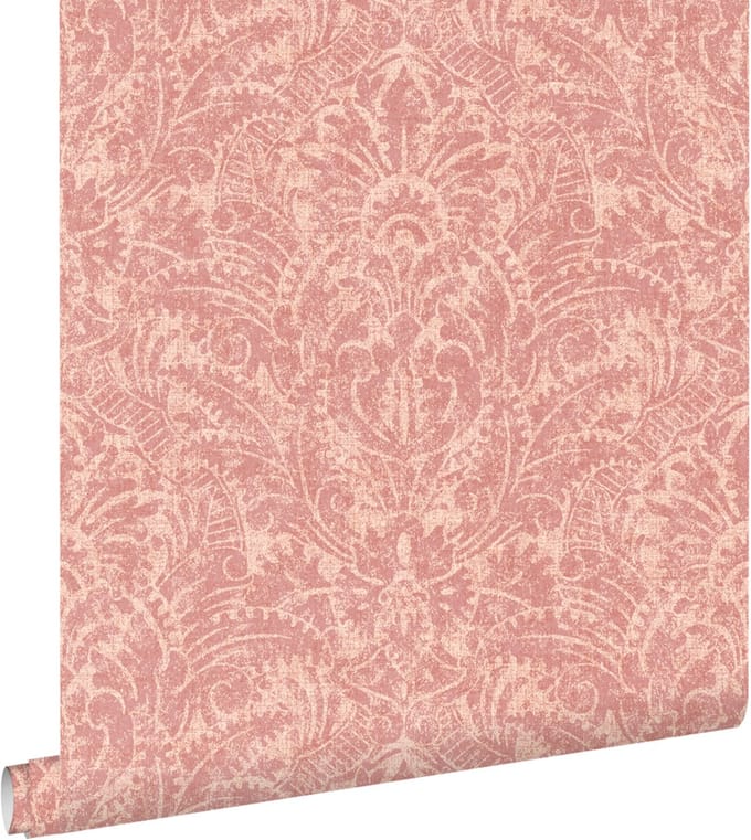 ESTAhome behang ornamenten roze - 50 x 900 cm - 131619