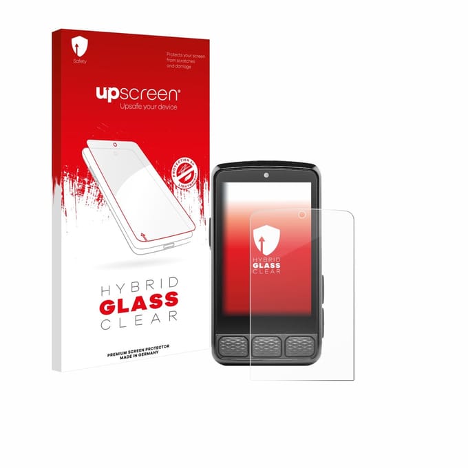 upscreen - Screenprotector voor Wahoo Elemnt Roam 3 - Folie Beschermfolie Beschermglas transparant